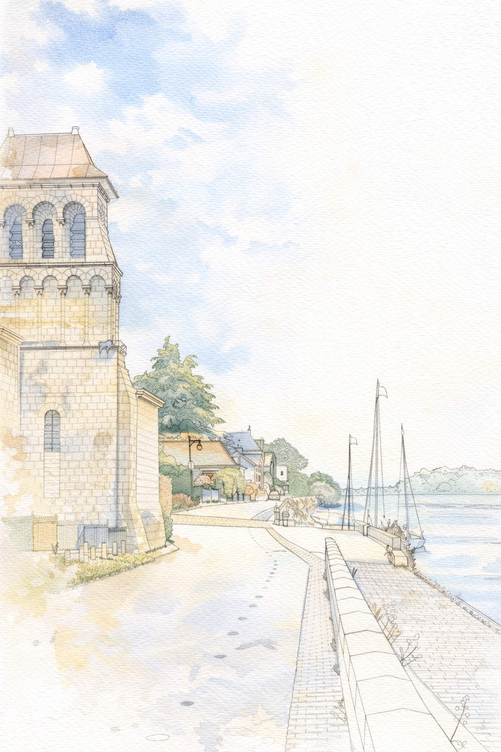 Aquarelle du Thoureil